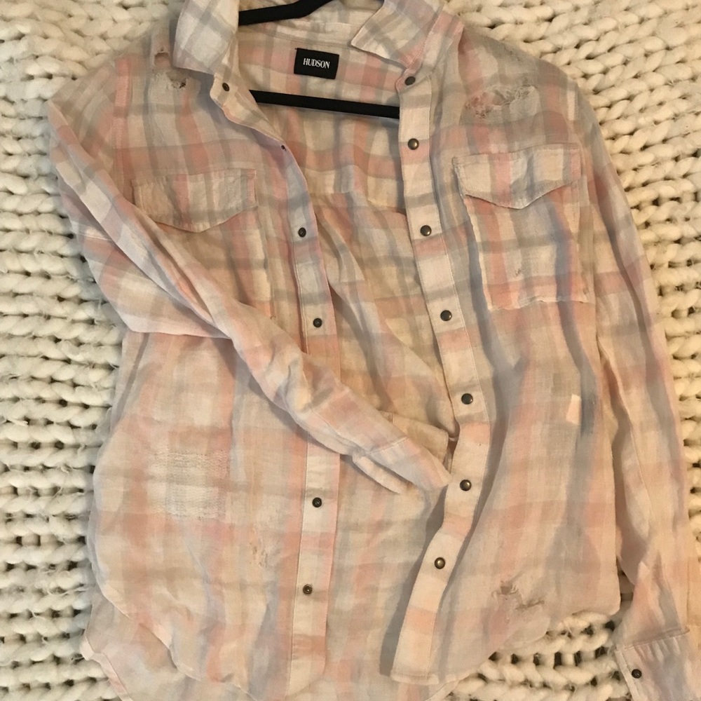 Hudson plaid shirt
